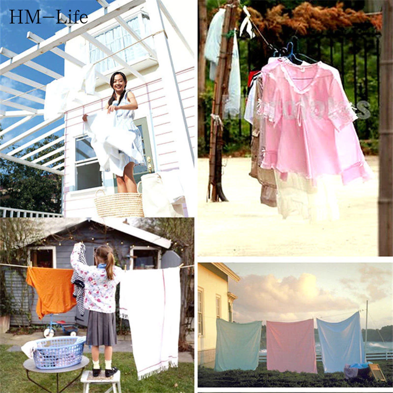 ราวตากผ้าเชือกคล้อง 10 เมตร สำหรับเดินป่าตั้งแคมป์ G2728 thumbnail 3