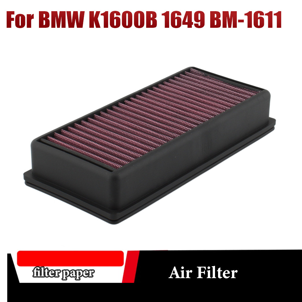 BM-1611 กรองอากาศรถจักรยานยนต์สําหรับ BMW K1600GTL K1600GT K1600B K1600GA K1600 K1600GTL 1649 2011-2