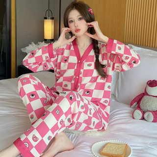 TUTA PIYAMA004 Baju Tidur Set Piyama Model Kancing Depan Premium Pakaian TIdur Wanita Dewasa