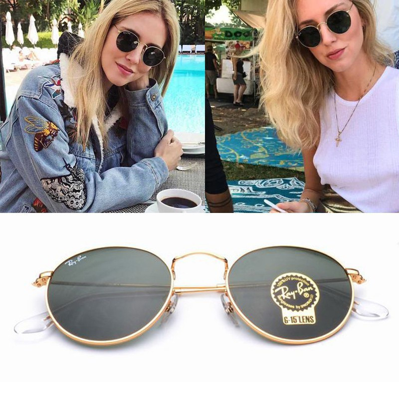 ใหม่ Rayban แว่นตากันแดดผู้ชายผู้หญิงแว่นตา 3447