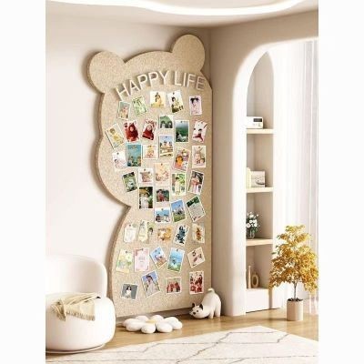 ABC ภาพพื้นหลังหมี สักหลาด สักหลาด สติกเกอร์ติดผนังห้องนอน กระดานไม้ก๊อก ตกแต่งผนัง งานแขวน ภาพถ่าย