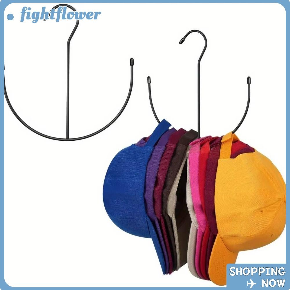 FIGHT Hat Organizer Rack, Bracket Stainless Steel Cap Holder, Sundries Storage Multi-Function Hangin