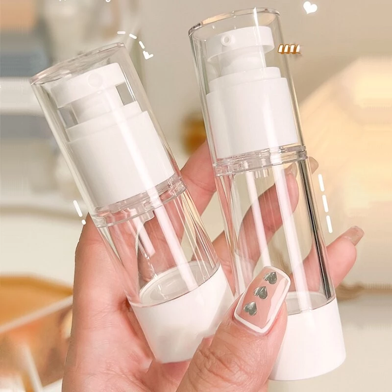 พร้อมส่ง!!⚡ขวดปั๊มสุญญากาศ ครีม 30ml/50ml/100ml. BPA-free ขวดย่อยสําหรับเดินทาง ใช้บรรจุเครื่องสำอาง ครีม เซรั่ม ขวดเล็กพกพาง่าย สามารถขายส่งได้ thumbnail 3