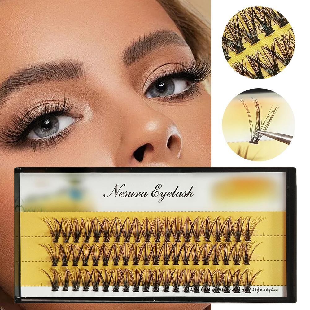 Hot Melt Single Tuft 20d หุ่นไล่กา 30d40d Segmented ขนตาปลอม H5w4