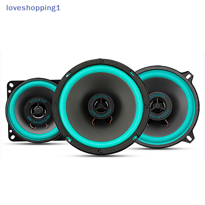 Loveshopping 4/5/6.5 นิ้วลําโพงรถยนต์ 160W Universal HiFi Coaxial ซับวูฟเฟอร์เครื่องเสียงรถยนต์เพลงสเตอริโอ 92dB Full Range ความถี่ลําโพงอัตโนมัติ TH