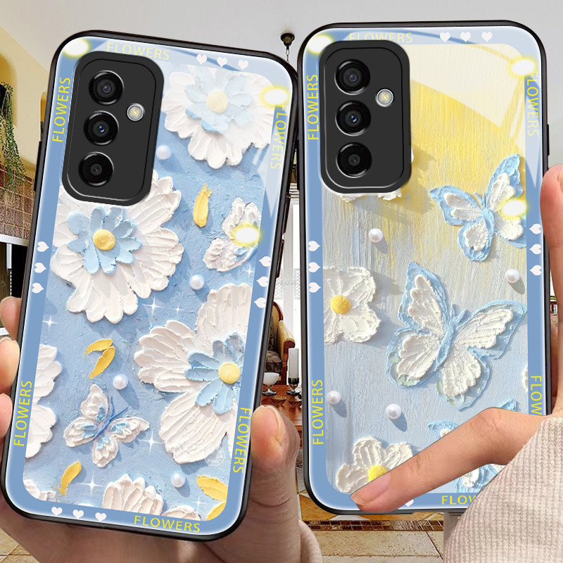 ดอกไม้ปลอกสําหรับ samsung a34,a41,a42,a50/s,a51,a80,a81,a90,j2/core/prime,j3,j4,j5,j6,j7/plus/f2pro,