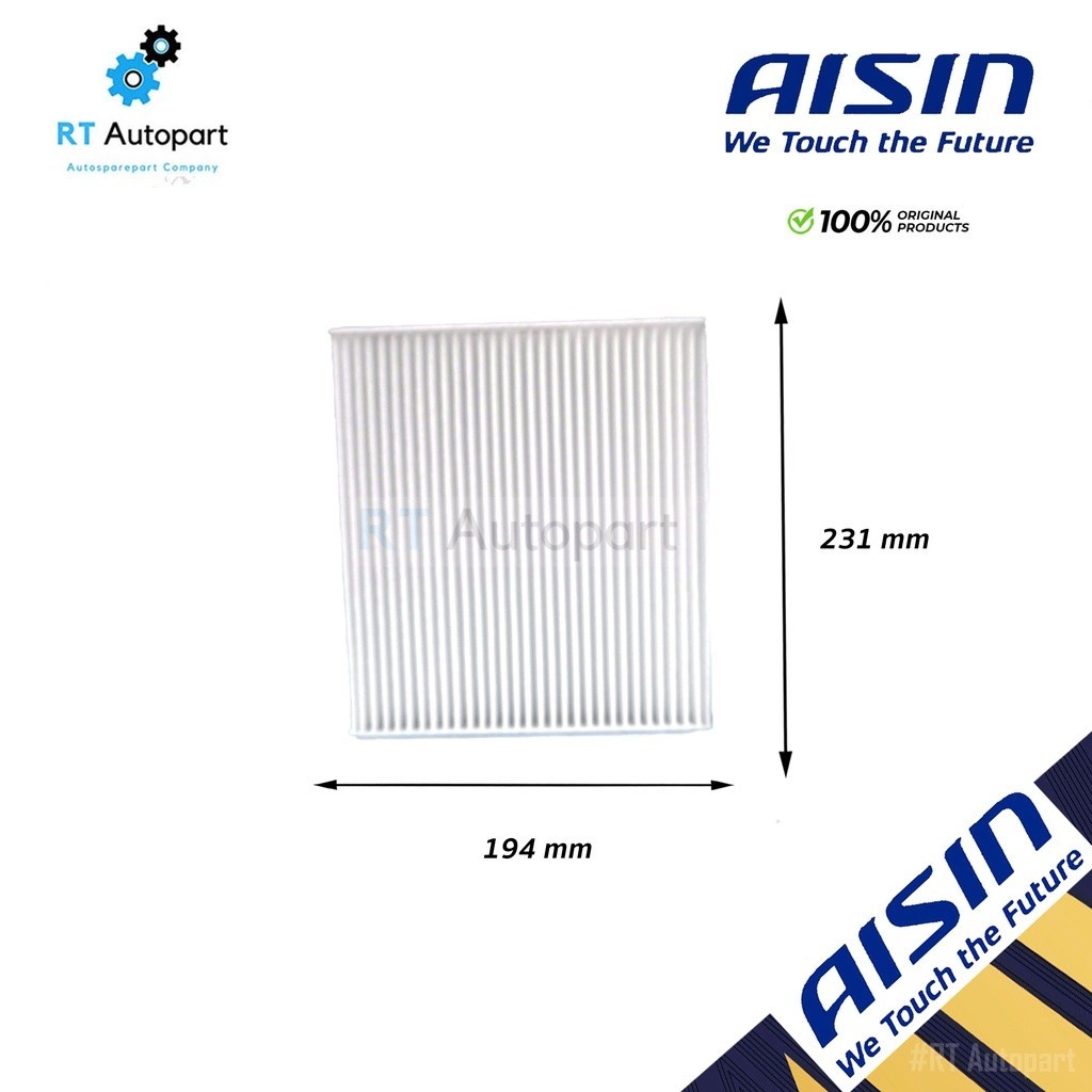 กรองแอร์ Aisin กรองแอร์ Toyota Altis Vios Yaris Vigo Fortuner Innova Avanza Camry Sienta Commuter Pr