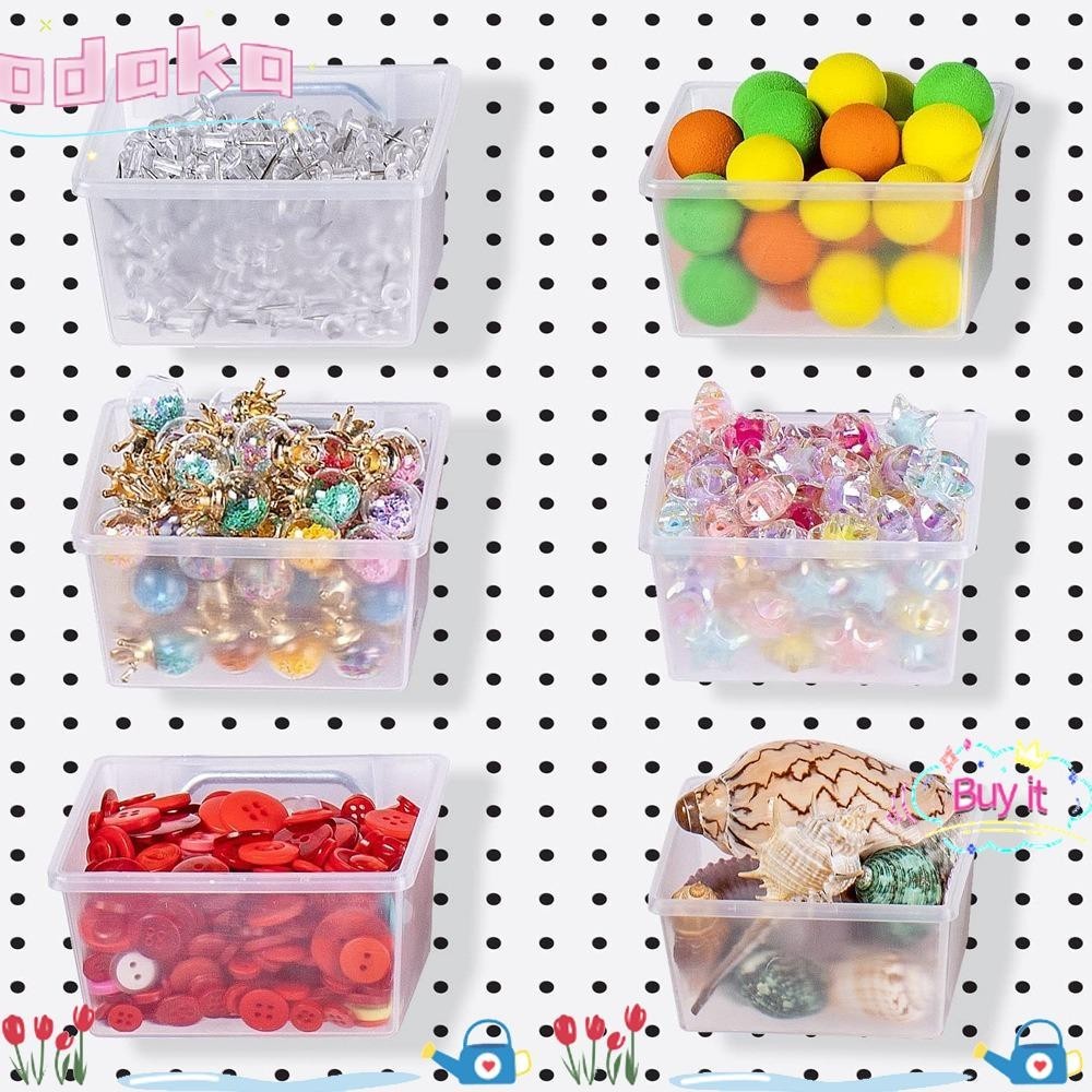 Odaka Pegboard Bins, PP Pegboard Hooks, Cups Organizing Accessories