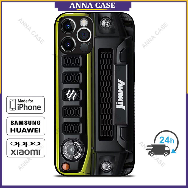 Suzuki Jimny Suv ตะแกรงรถเคสโทรศัพท์สําหรับ iPhone 16 Pro Max / iPhone 15 Pro Max / iPhone 14 Pro Max / Samsung Galaxy S24 Ultra เคสป้องกัน FC246