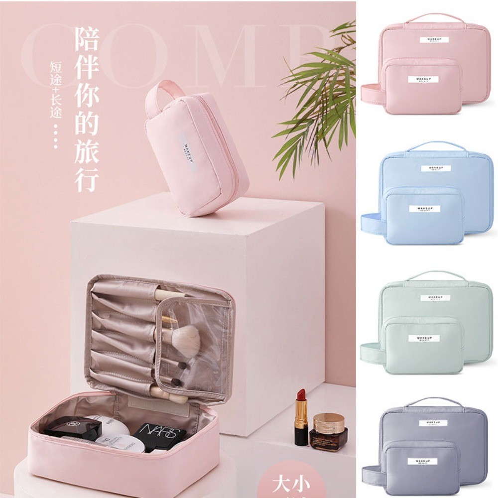 กระเป๋าเครื่องสําอาง Travel High-value New Portable Cosmetic Bag Premium Version Large-capacity Portable Makeup Storage