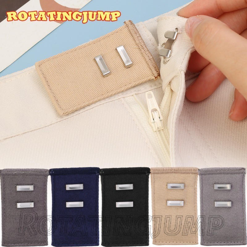2 ชิ้นเอว Extension Buckles - สําหรับ Obese, หญิงตั้งครรภ์ - ปุ่ม Denim Extender - อุปกรณ์เย็บผ้า DIY - กางเกงเอว Expander - ปรับ, สบาย, ถอดออกได้