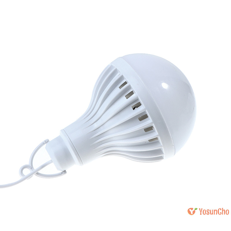 Yosunchoker] โคมไฟ LED โคมไฟตั้งแคมป์แบบพกพาหลอดไฟขนาดเล็ก LED USB Power 3W 5W 7W 9W 12W ใหม่