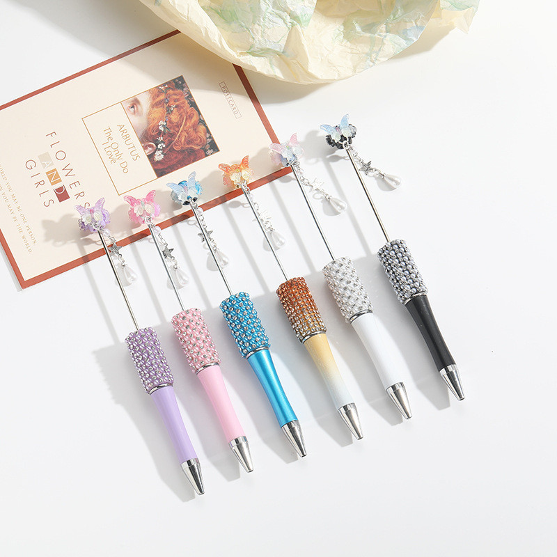 ปากกาลูกลื่น Butterfly diy Hand Twist