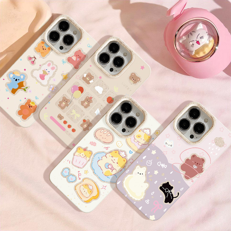 โคอาล่ากระต่ายแพนด้าน่ารัก เคส IPhone 15 11 Pro Max 7Plus 13 14 12 Pro Max 14 15 6s 8 7 6 Plus X XS XR MAX SE 2020
