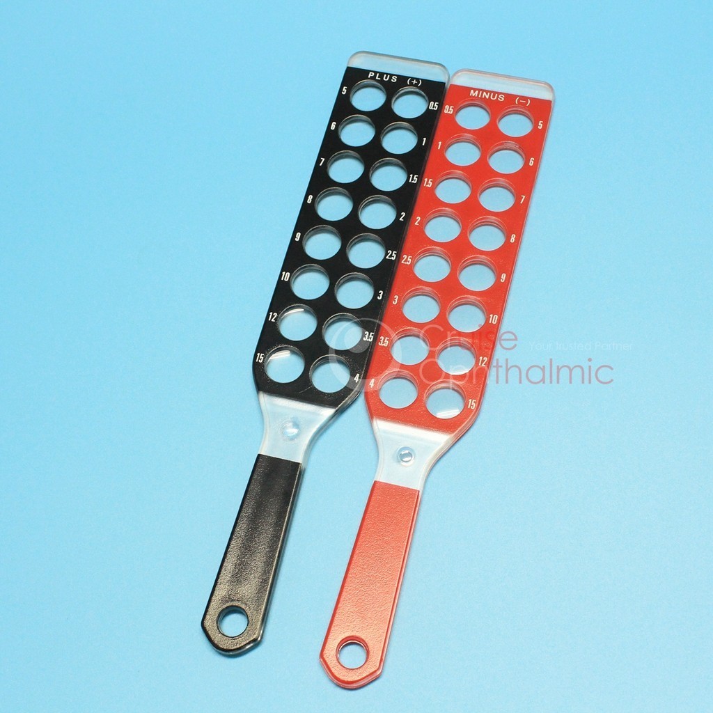 Optometric Retinoscopy Rack Set RS2P 32 Lens 2 Pad 32 DS Ret Rack Set | แสงอย่างรวดเร็ว Retinoscopy|