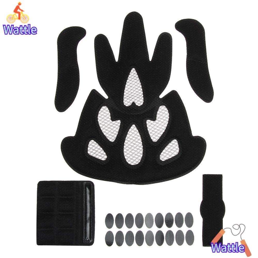 Wattle หมวกกันน็อคด้านใน Padding Kit กีฬากลางแจ้งเปลี่ยนแผ่นฟองน้ําป้องกันปิดผนึก