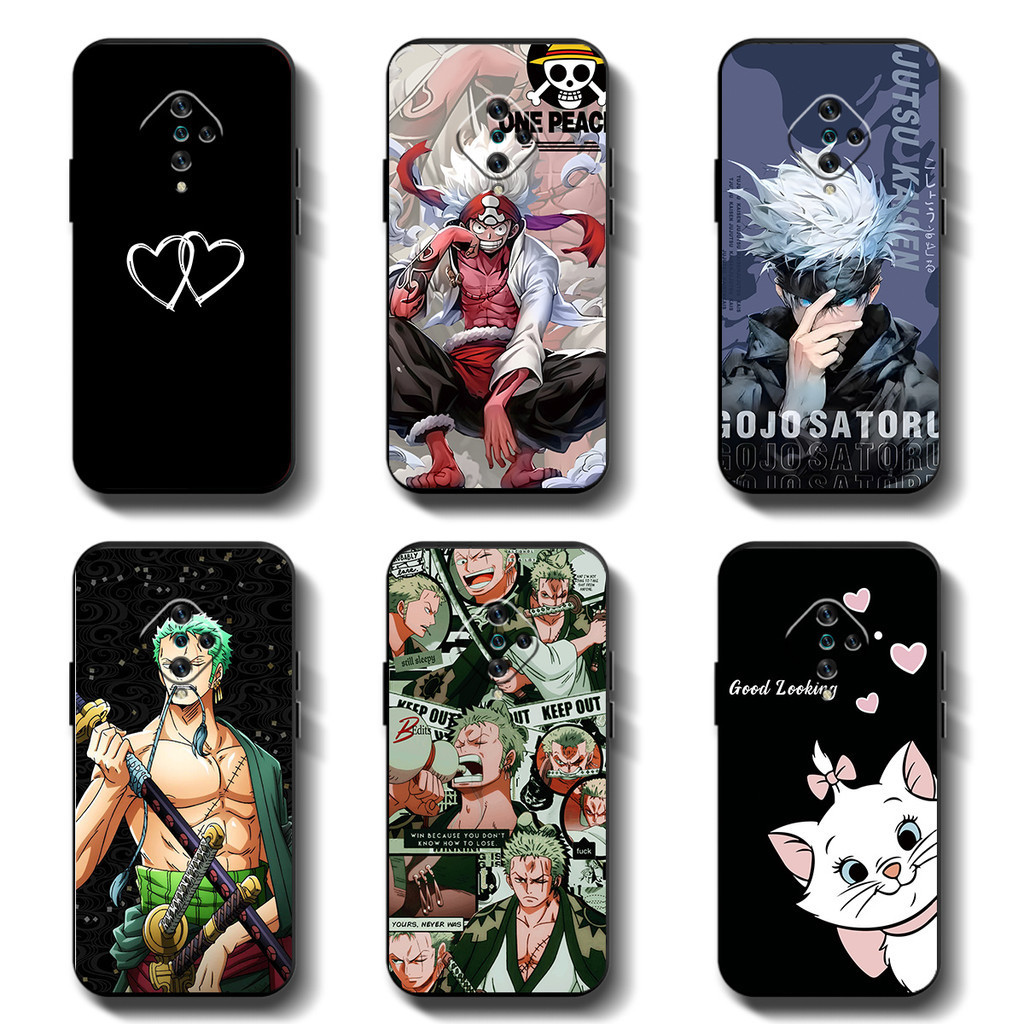 Softcase VIVO S1 Pro 1920 Anticrack Casing คุณภาพสูง TPU ป้องกันเต็มรูปแบบซิลิคอนยางสีดํากรณี ราคา ถูกที่สุด ดีลบีเคเค