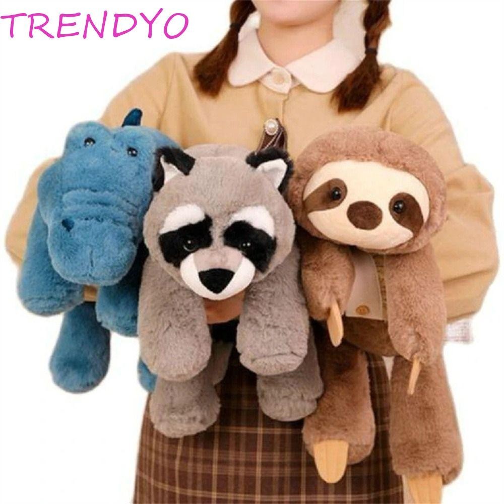 Trendyo จระเข้ตุ๊กตานุ่ม หมอนนอนพนักพิง 45 ซม. 60 ซม. Racoon