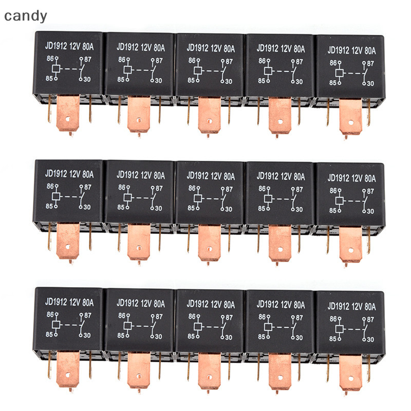 NDY รีเลย์สําหรับงานหนักกันน้ํา 4Pin 24V 12V 80A JD1912 รีเลย์รถยนต์รถยนต์รถยนต์ N