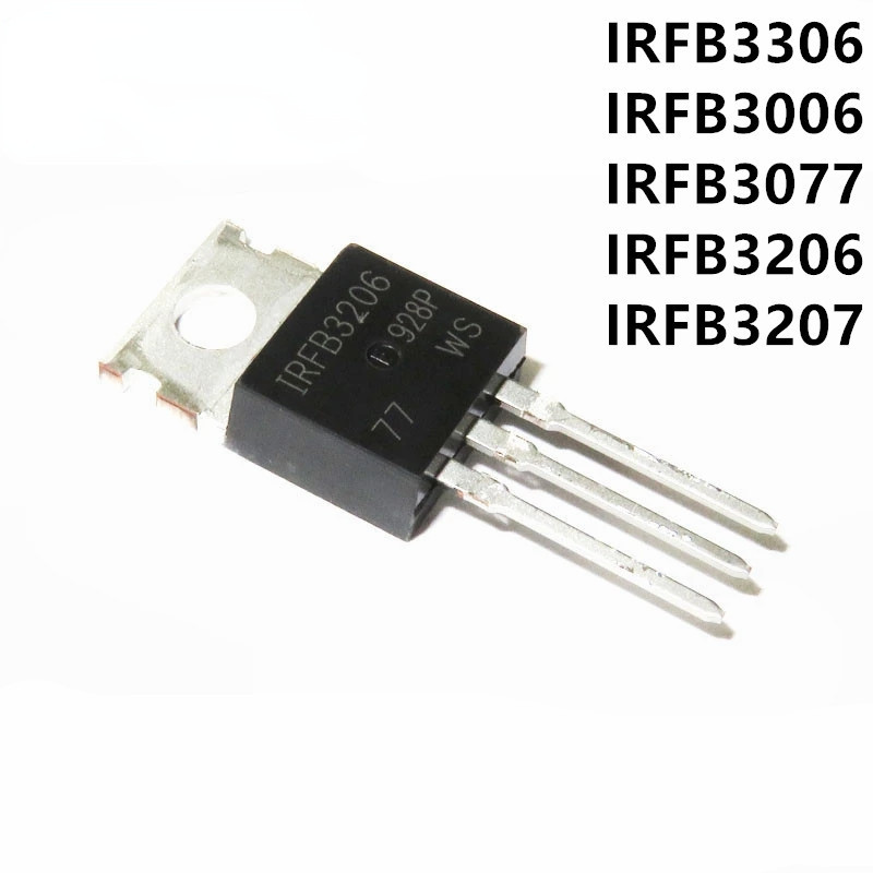 Irfb3306, IRFB3206, IRFB3077, IRFB3206, IRFB3207, IRFB3307PBF TO220 MOS Field Effect Tube Chip IC ยี่ห้อใหม่พร้อมสต็อก