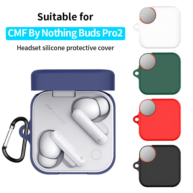For CMF By Nothing Buds Pro2 Case Silicone Soft Case Shockproof Shell Case Protective Cover CMF By N