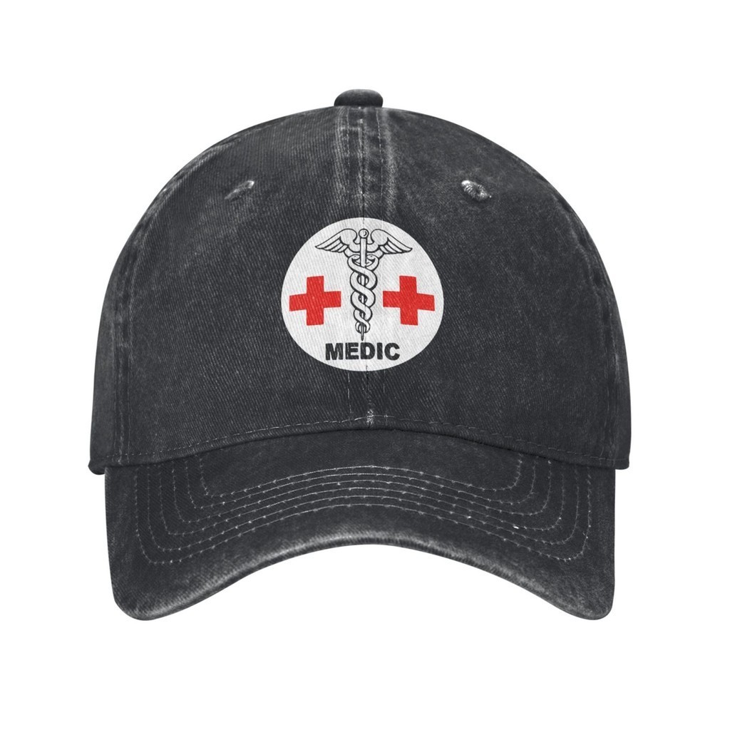 Medic Recto Verso Medical Evasan Auxiliaire Sanitaire AuxsanPersonality Cotton Soft Baseball caps