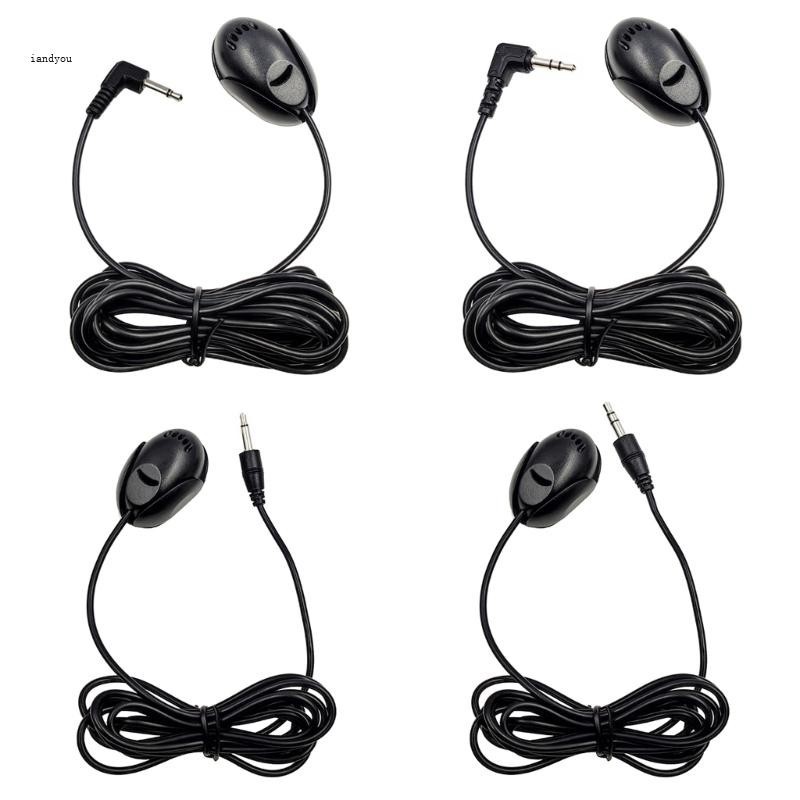 Mic 3 5 มม.ชุดไมโครโฟนภายนอกสําหรับรถยนต์หน่วยหัวบลูทูธ-Enabled สเตอริโอวิทยุรับ GPS DVD