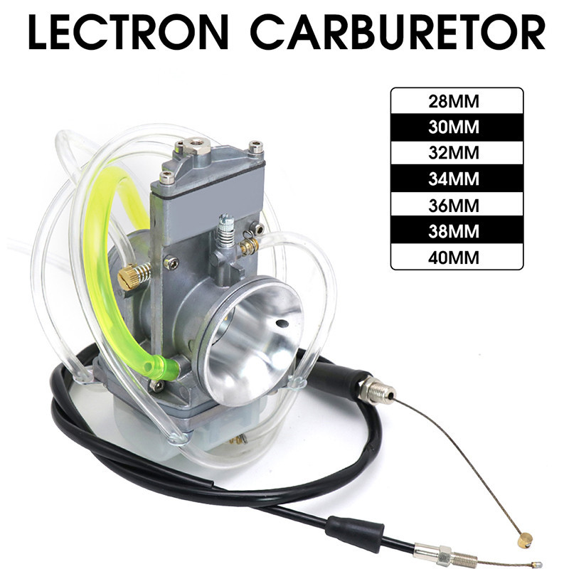 28mm 30mm 32mm 34mm 36mm 38mm 40mm For Lectron Carburetor with Cable For Yamah Kawasak Suzuk Honda YZ250F KX250F RMZ250 CRF250R CRF450R