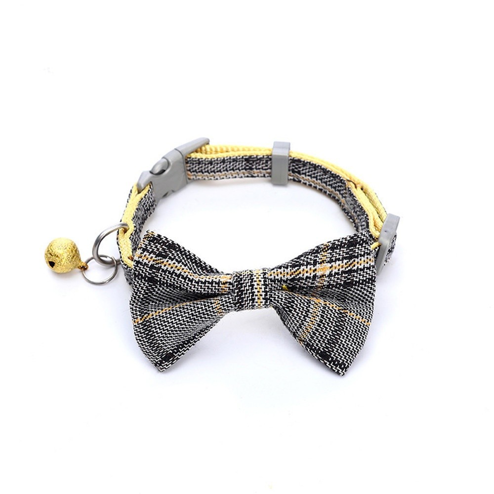 Ghouse Online DUDUPETS ปลอกคอสัตว์เลี้ยง รุ่น S22 ขนาด8X1X31ซม.สีเหลือง สินค้าขายดี!