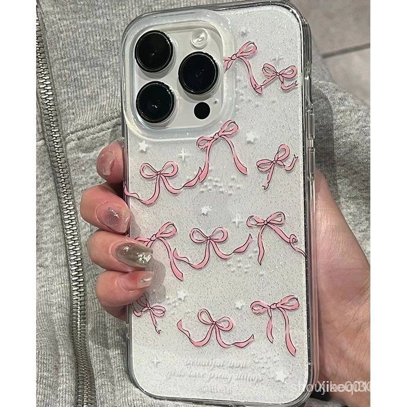 XINGX bowknot สำหรับ appleiphone11 14PROMAX 7plus 8PLUS 12PROMAX xsmax x XS 13promaxphone Case UE4W