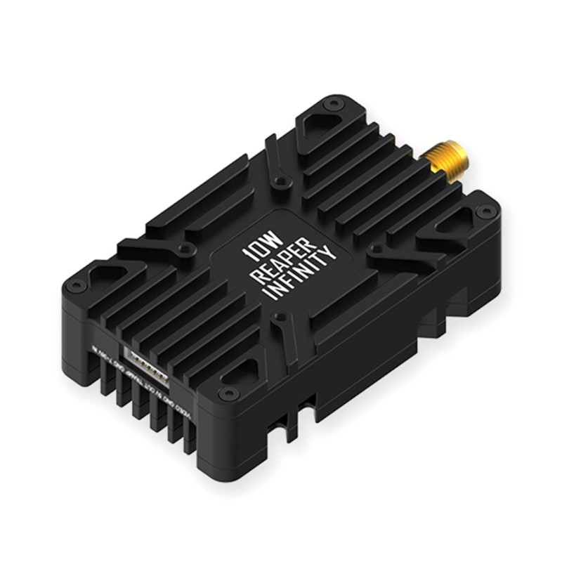 Doublebuy 1 ชุด 4 9G 6G 80CH 10W VTX เครื่องส่งสัญญาณการกระจายความร้อนปลอกเปลือก 20x20 มม. 9-36V สํา