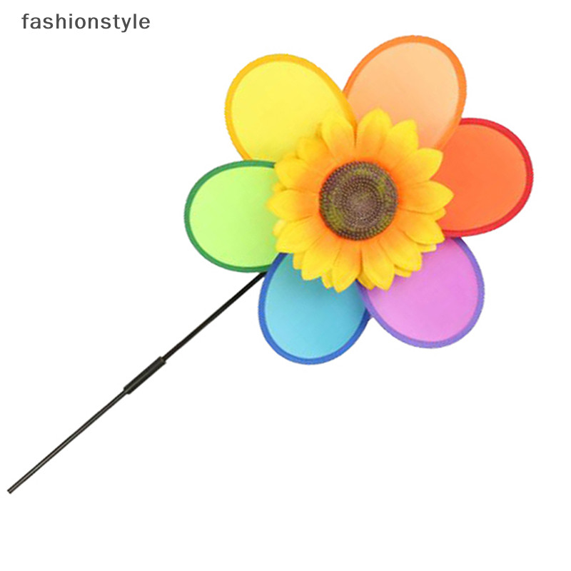 [Fashionstyle] สีสันดอกทานตะวัน Windmill ของเล่นเด็ก DIY ของเล่นกลางแจ้ง Garden Yard ตกแต่ง [th]