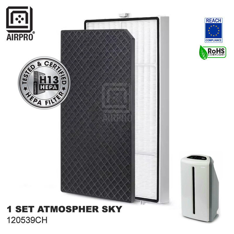 Amway ATMOSPHERE SKY เครื่องฟอกอากาศ HEPA H13 Filter & Carbon Filter 120539ช