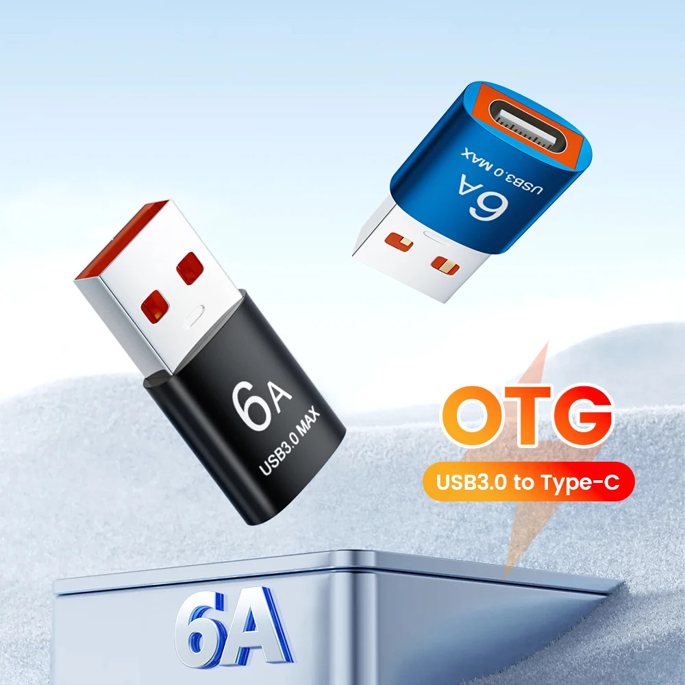 Elough 6A USB 3.0 Mini USB To Type C อะแดปเตอร์ชาย Mini USB ถึงหญิง OTG USB C Data Transfer Connector Converter