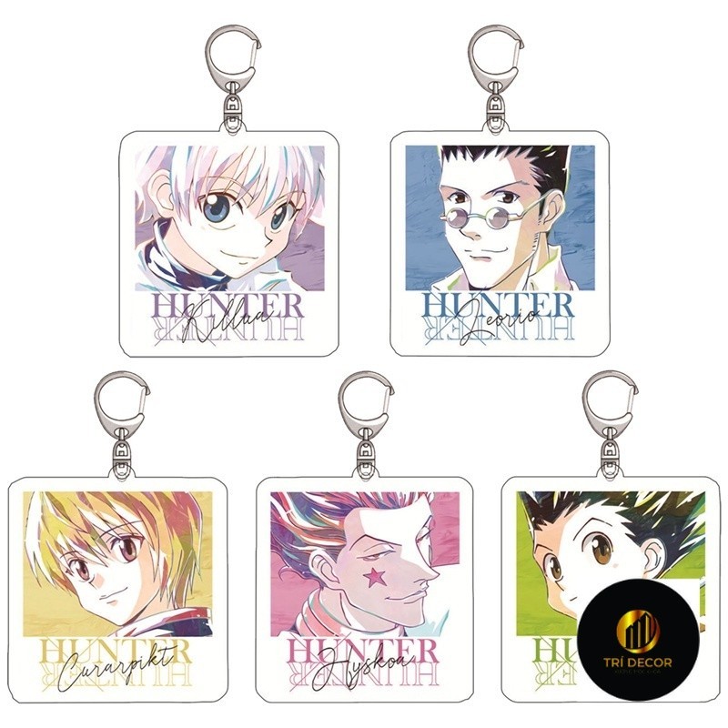 พวงกุญแจอะคริลิคตัวละครอนิเมะ Hunter X Hunter