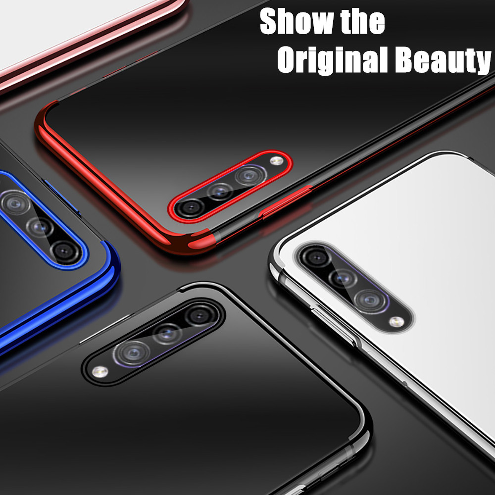 สําหรับ Samsung Galaxy A30s 6.4 นิ้ว SM-A307F A307FN A307GN เจลซิลิโคนใสนุ่ม Anti-Yellowing 6D Elect