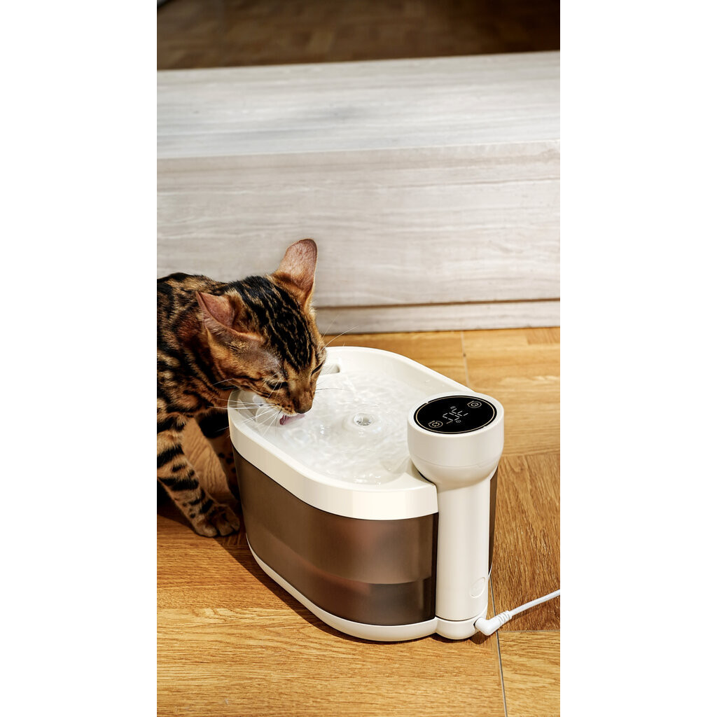 ที่ให้น้ำแมว น้ำพุแมวแบบไร้สายพร้อมระบบเซ็นเซอร์ VOOCOO รุ่น Sense
