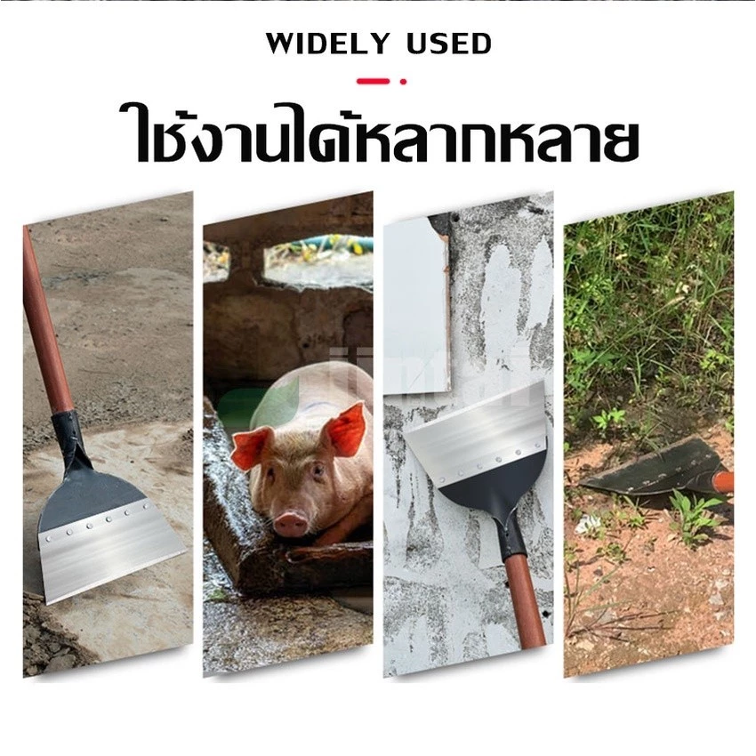 พลั่วขุดดิน เสียมหน้าแบน อุปกรณ์จัดสวนและเกษตร thumbnail 9