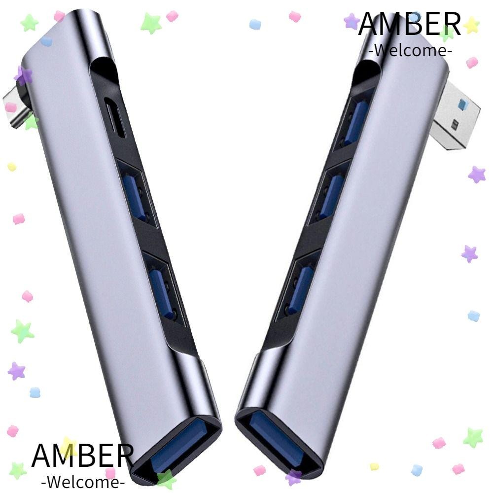 Amber ฮับ USB-C ความเร็วสูง สําหรับชาร์จ PD