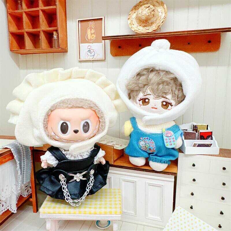 10 ซม. เสื้อผ้าเด็กน่ารัก Bun Dumpling หมวกหมวกผ้าฝ้ายเสื้อผ้าแต่งตัว