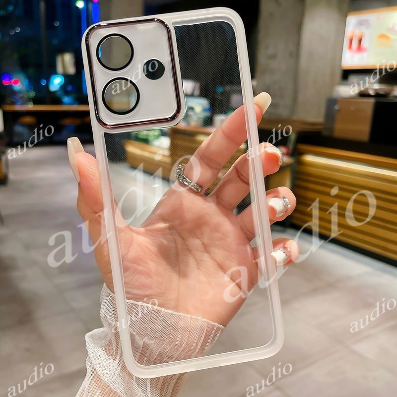Redmi 13x4G 2025 เคสโทรศัพท์สําหรับ redmi 13x Redmi13X 4G 2025 กล้องเลนส์ป้องกันฟิล์มโปร่งใสซิลิโคนน