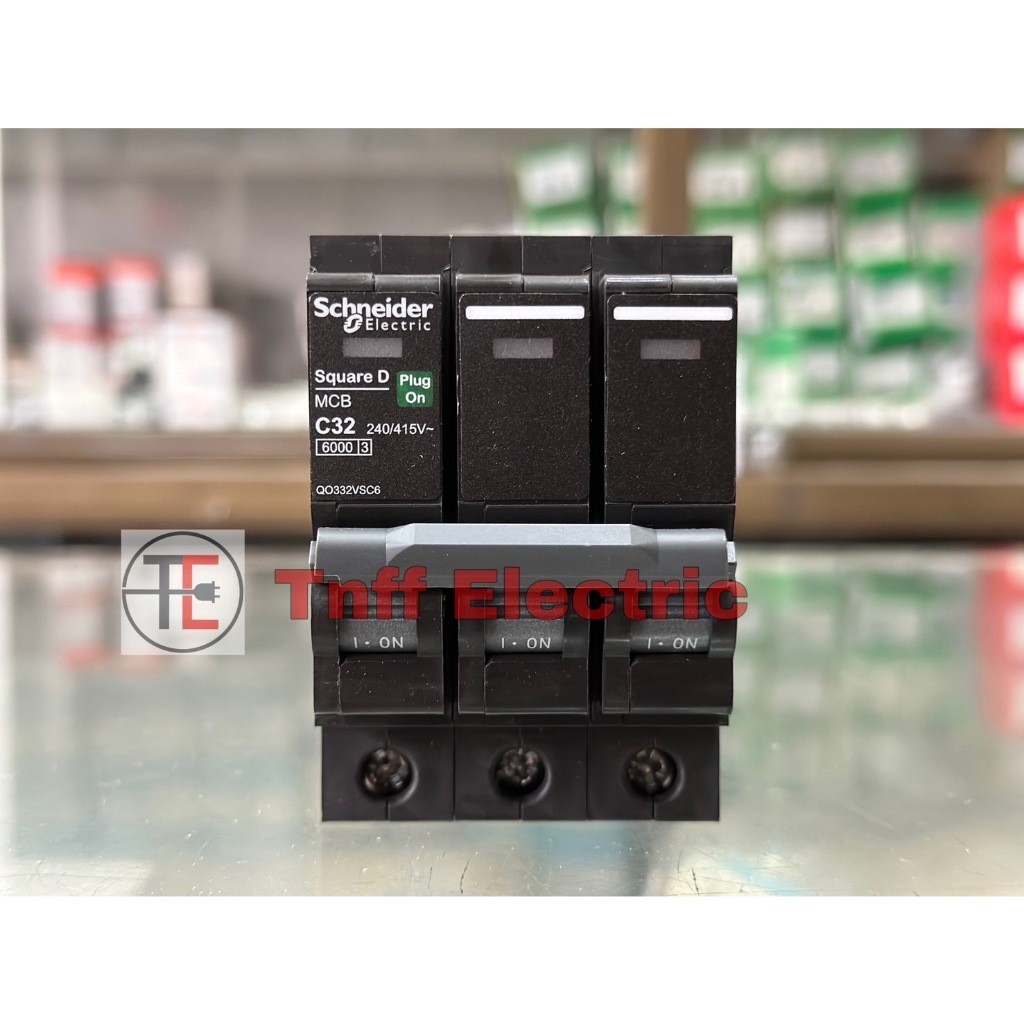 ตัดไฟ Schneider QO332VSC6T 3P 32A 6kA เซอร์กิต เบรกเกอร์