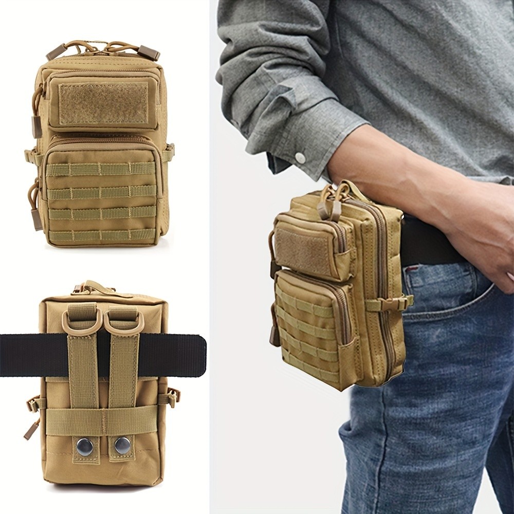 Luc Molle กระเป๋าเครื่องมือ EDC มัลติฟังก์ชั่นกระเป๋าโทรศัพท์มือถือกระเป๋าเครื่องมือฉุกเฉินกลางแจ้ง
