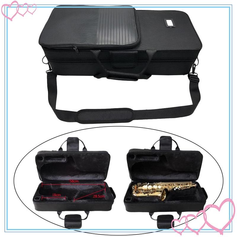 [meteor2] Alto Saxophone Case กระเป๋าภายนอกเบาะพกพากรณีรองรับพิเศษแซ็กโซโฟนกระเป๋าถือถุงเก็บแซ็กโซโฟน
