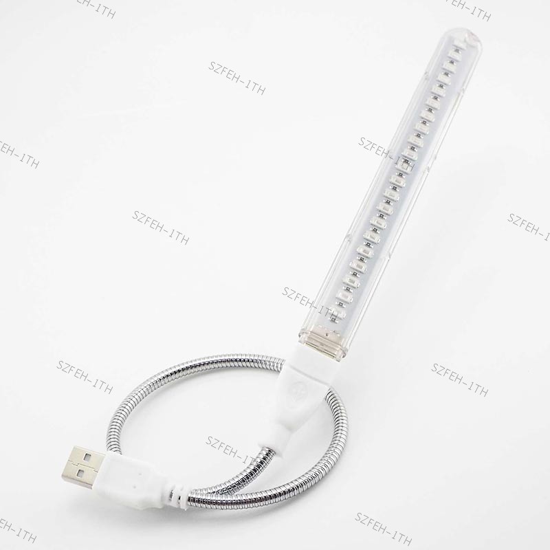 ไฟปลูกต้นไม้แบบพกพา USB 21 Led สีแดงสีฟ้า DC 5V โคมไฟไฟโตเต็มสเปกตรัม 21 ไฟ Led ยืดหยุ่นในร่ม @ F3TH