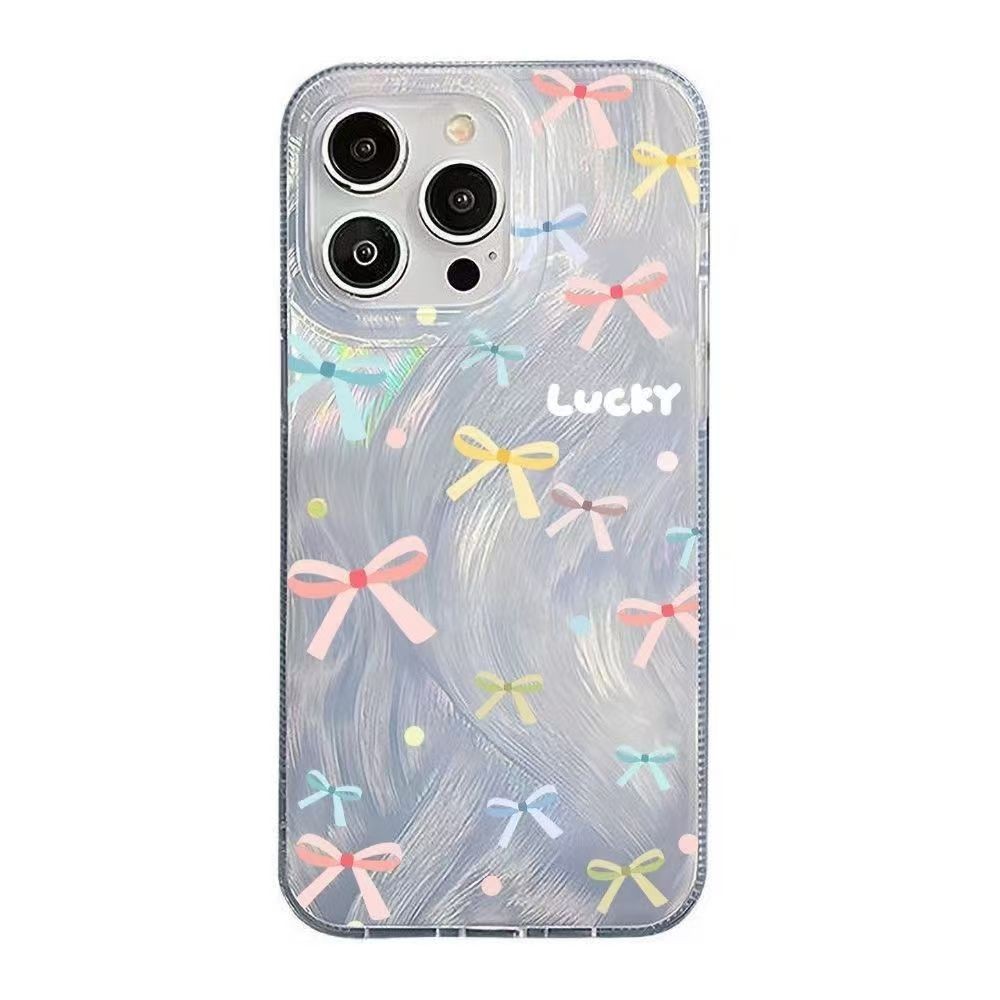 SAMSUNG รูปแบบขนนกโบว์แมวน่ารักปลอกสําหรับsamsung Galaxy S21 S22 S22+ S23 S23+ S24 S24+ S21FE S23FE S30 G991 Pro Plus Ultra 4G 5GหรูหราLและกันกระแทกเคสโทรศัพท์