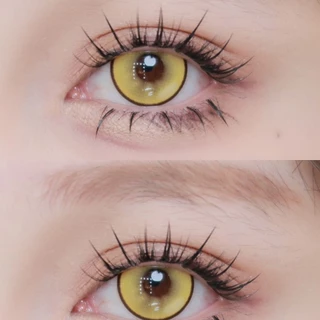 [COD] 1 คู่คอสเพลย์คอนแทคเลนส์สีสีเหลืองนักเรียน Softlens ฮาโลวีน