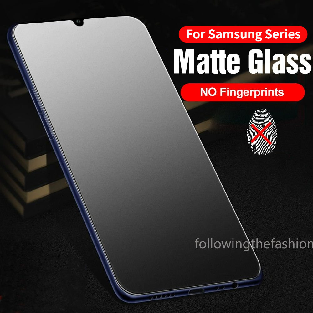 SAMSUNG 9h MatteกระจกนิรภัยสําหรับSamsung Galaxy A06 Galaxy A06 A05 A05S A16 A15 4G 5Gคลุมทั้งหมดป้องกันลายนิ้วมือป้องกันหน้าจอFrostedป้องกันหน้าจอ