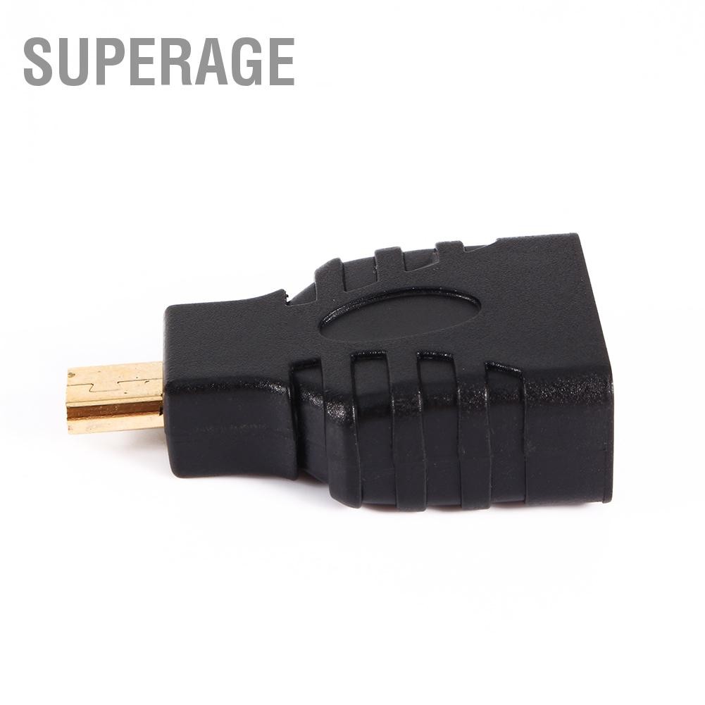 Superage Micro HDMI to Audio Video Converter Scaler อะแดปเตอร์สำหรับ HDTV DVD สมาร์ทโฟน