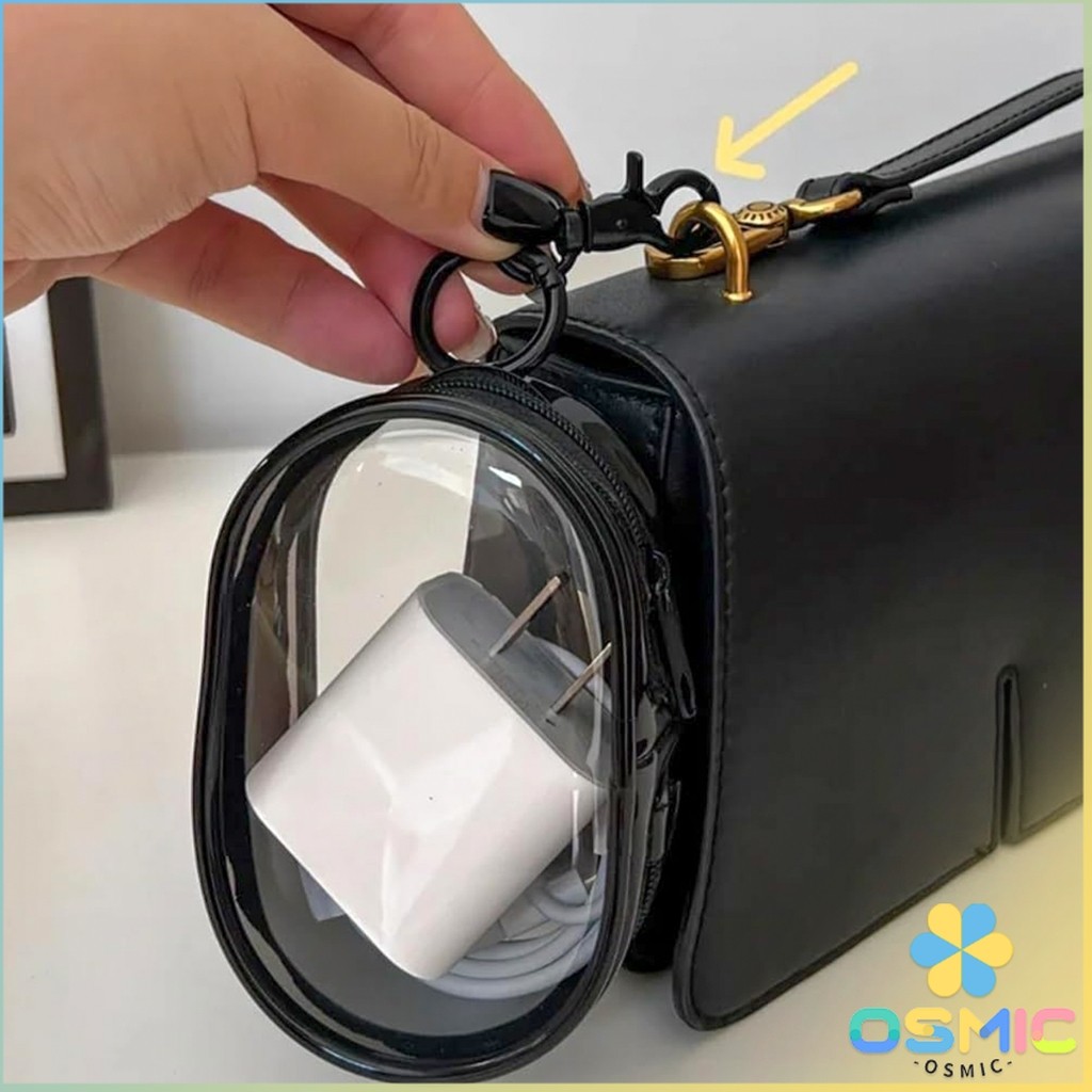 MIC กระเป๋าจัดเก็บหูฟัง เก็บสายชาร์ พกพาง่าย ขนาดเล็ก มีซิป ป้องกันฝุ่น Storage bag